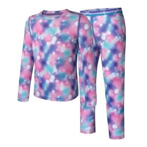 Terramar Free Ride 2.0 Heritage Girls M Midweight Thermal Base Layer 2 Piece Set